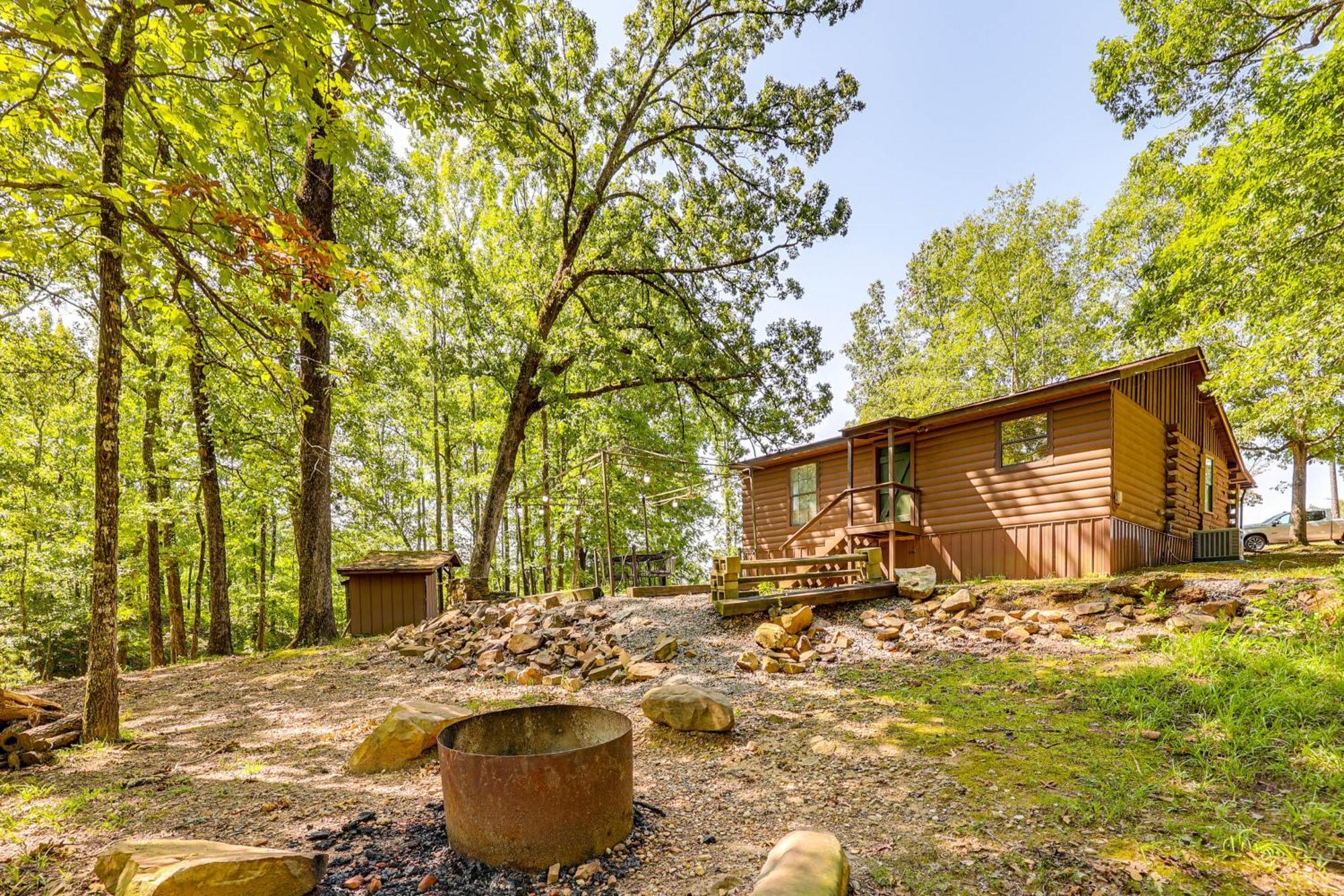 Arkansas Log Cabin Rental Near Lake Greeson! Mount Moriah Exterior photo